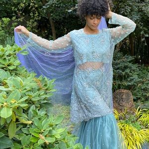 Custom Made New 3 Piece Pakistani Ensemble